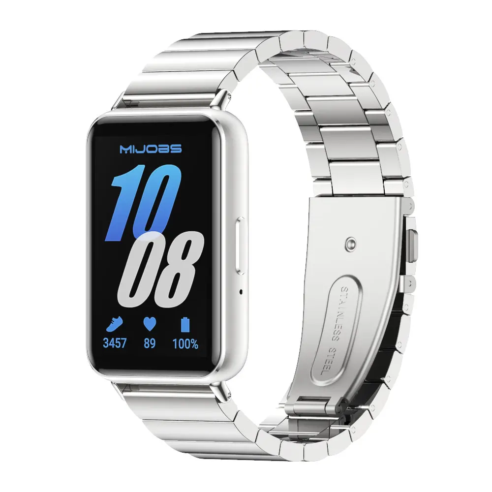 Milanese Metal Watchband Bracelet for Fitness Tracker Replacement Strap