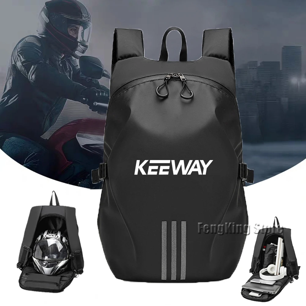 For Keeway Hurricane 50 Vieste 300 Knight backpack motorcycle helmet bag travel equipment waterproof large capacity