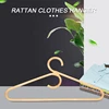 Rattan Clothes Hanger Style,Garments Organizer,Rack Adult Hanger,Room Decoration Hanger For Your Clothes.1 Pcs 6