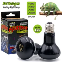 Pet Heating Lamp E27 Night Lamp For Amphibian Snake Lamp Heat Reptile Bulb UV Light 25W 50W 75W 100W AC220-240V 1