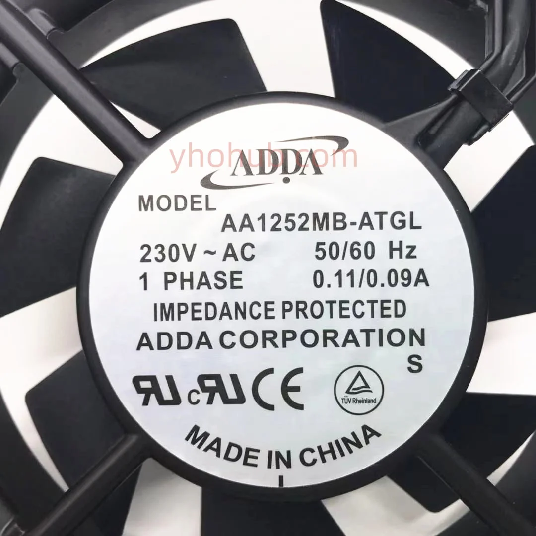 Adda Aa1252mb-atgl ac 230v 0.11a 120x120x25 mm Ventilador de Refrigeração do Servidor - Imagem 4