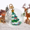 60cm PVC Inflatable Christmas Balls Toys Light Up Giant Decorated Inflatable Ball Xmas Tree Ornaments Christmas Decoration 2024 1