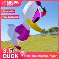 9KM 3.5m Duck Kite Line Laundry Kite Pendant Soft Inflatable Show Kite for Kite Festival 30D Ripstop Nylon with Bag 1
