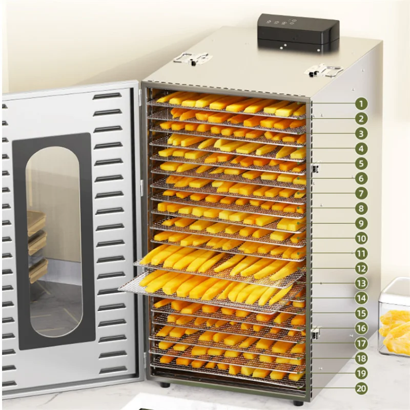 20-Layer Dryer Fruit Machine Dehydration Machine Household Commercial Dried Fruit Machine Vegetables And Pet Snacks Dryer Home 4