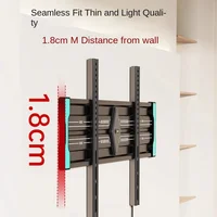 32-80 Inch Titled TV Wall Mount Bracket Tilt Ultra Slim TV Stand VESA Max 600 x 400mm Flat Screen LCD LED TV Bracket Load 80kg - Image 2
