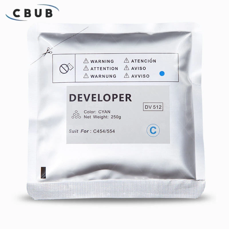 Developer Unit 1PCS Original For Konica Minolta Bizhub C221 C224 C281 C284 C364 C454 C544 C454e C554e Color Copier DV512 Recycle