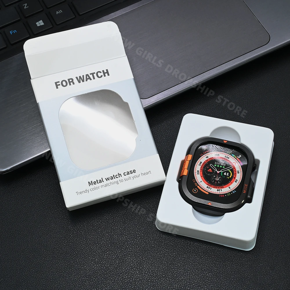 Premium Alloy Protective Case for Apple Watch - Durable PC Bumper Frame Accessory