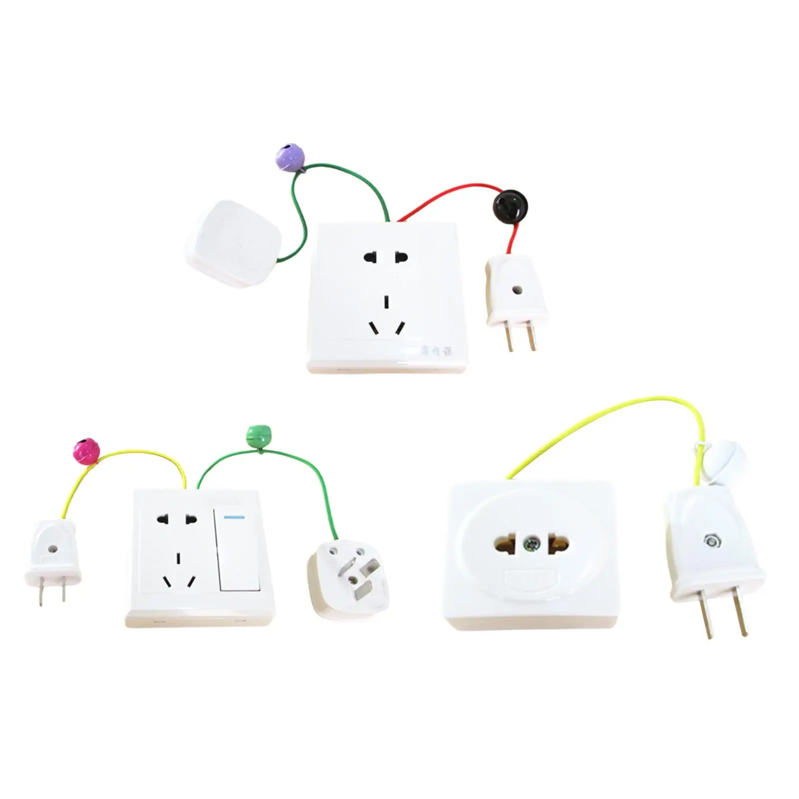

Busy Board Accessories Socket with Plug Early Learning Educational Sensory Learning Toy Activity Board for Gifts Boys Girls Kids