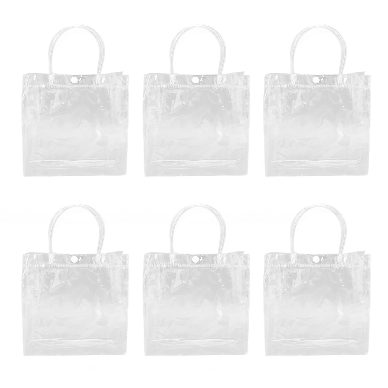 25 Sacchetti Regalo In PVC Trasparente Con Manici – 17x7x23 Cm, Riutilizzabili, Ideali Per Feste, Matrimoni E Bomboniere - 4