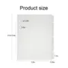 SKYSONIC A5 A6 A7 Spiral Binder Index Separator Transparent Page Top Dividers 6pcs/12pcs 6 Holes Board Pages English Stickers 4