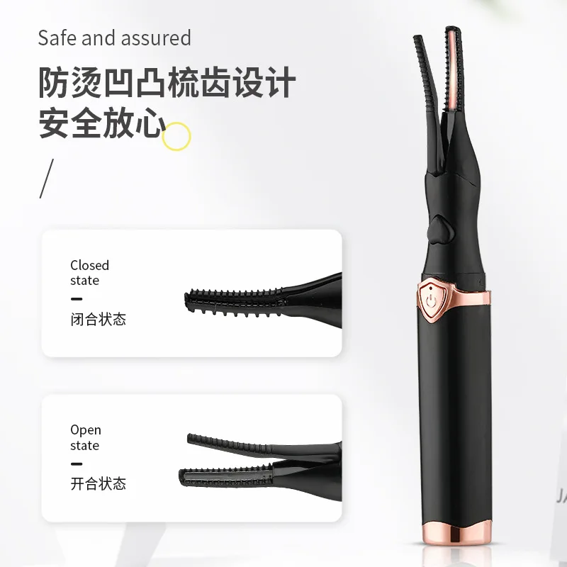 Electric Eyelash Curler Electric Heating Long-lasting Shaping Intelligent Temperature Control Portable Makeup