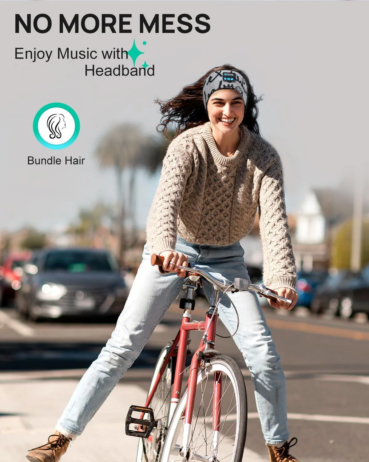 Bluetooth Sleeping Headphone Music Sport Headband Mask Wireless Stereo Player Wireless Headband Headphones with Mic Hardsfree