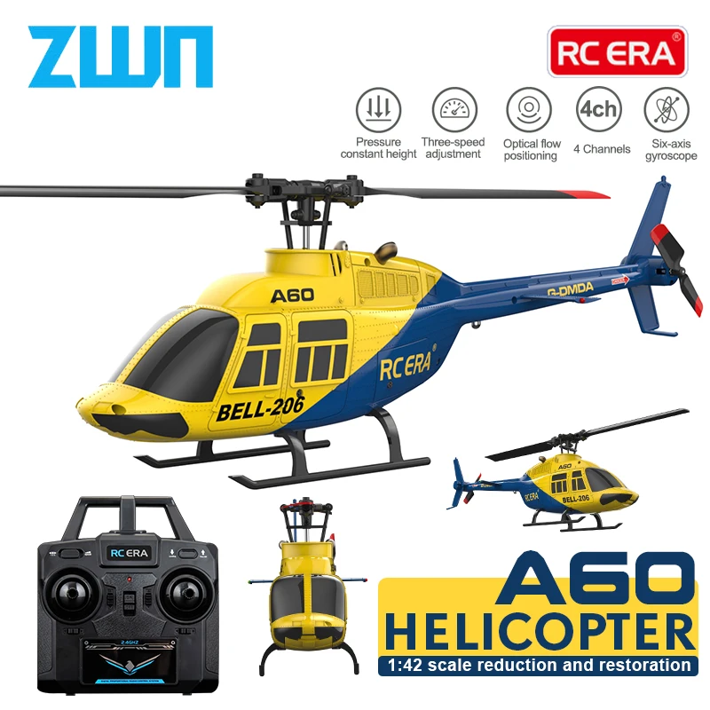 A60 RC Helicopter 2.4G 6-Aixs Gyroscope 4CH Altitude Hold Optical