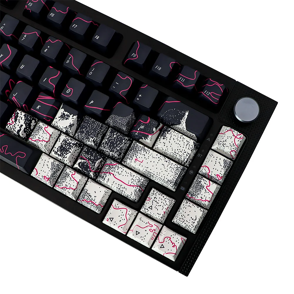 ​【日本未発売】【5日間限定/赤字覚悟】GMK108 苦茶紫軸V2 HP系大段落 Graffiti Keycap Set Cherry Profile pbt Keycaps For mx switch
