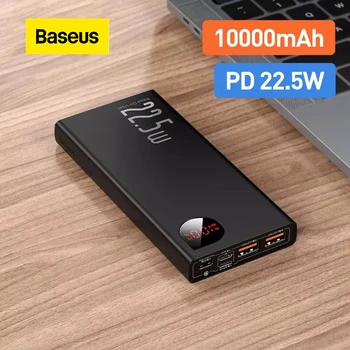 Baseus Power Bank 10000mAh 22.5W PD Fast Charging Powerbank Portable Battery Quick Charge For iPhone 13  Xiaomi Huawei PoverBank 1