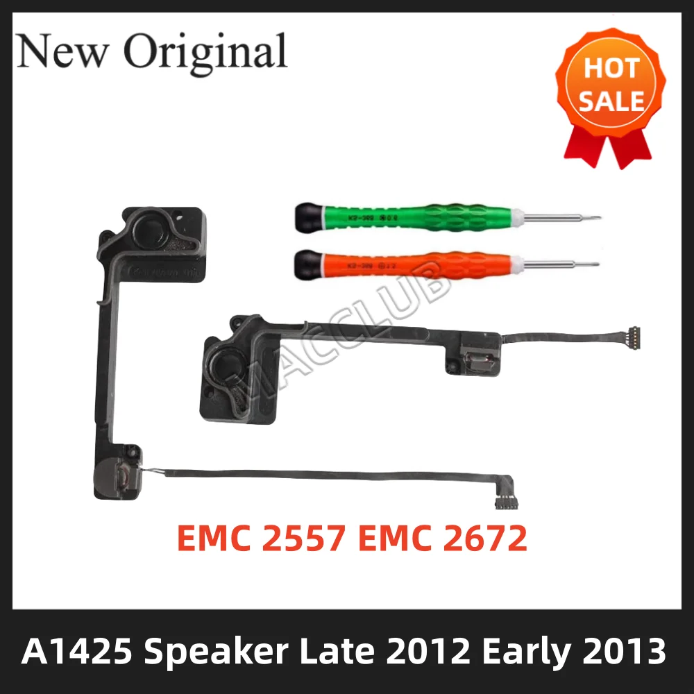 

A1425 Speaker Set for Macbook Pro 13" A1425 Late 2012 Early 2013 EMC 2557 2672 Left and Right internal Speaker Set