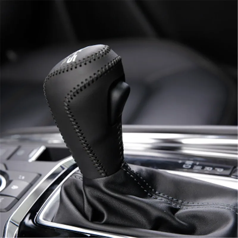 

Car accessories Car PU interior gear cover Hand sewing gear cover For Mazda CX-5 2017 2018 2019 Second generation Car styling