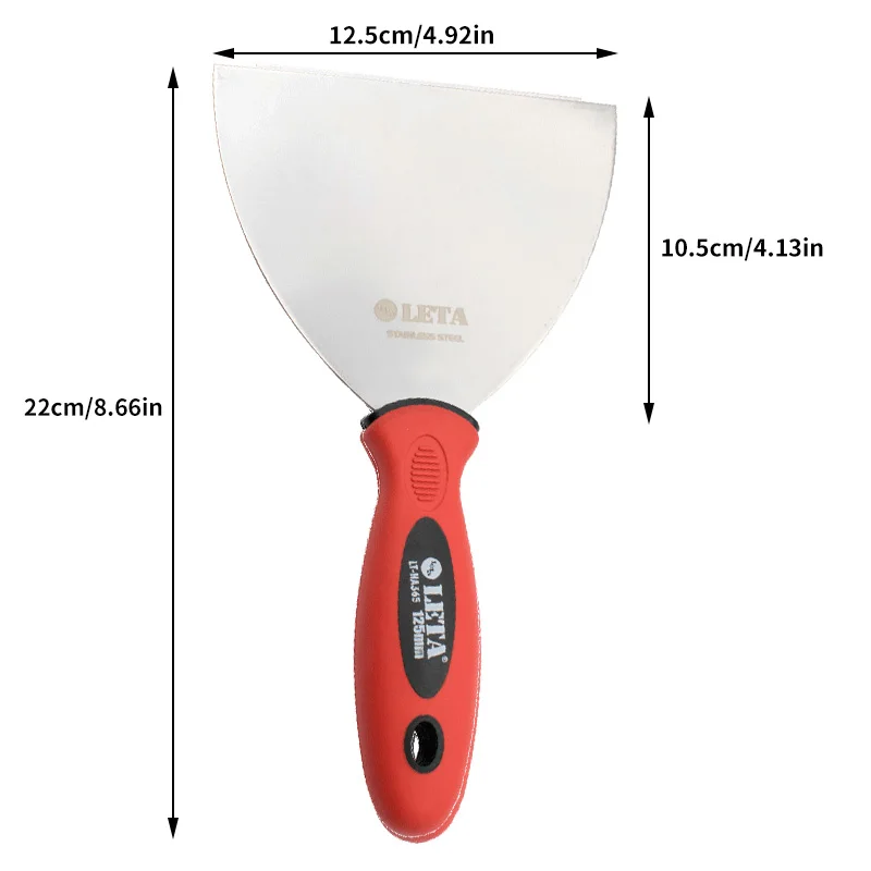 Putty Knife Scraper 5-inch plastic handle putty knife shovel cleaning knife putty knife scraper