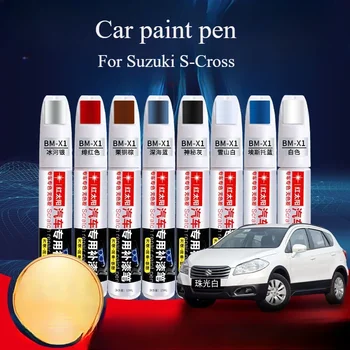 Per Suzuki S-Cross Penna di Riparazione Danxia Stella Rossa Argento Perlescente Bianco Blu Originale Auto Lacca Riparazione Graffi Artefatto 1