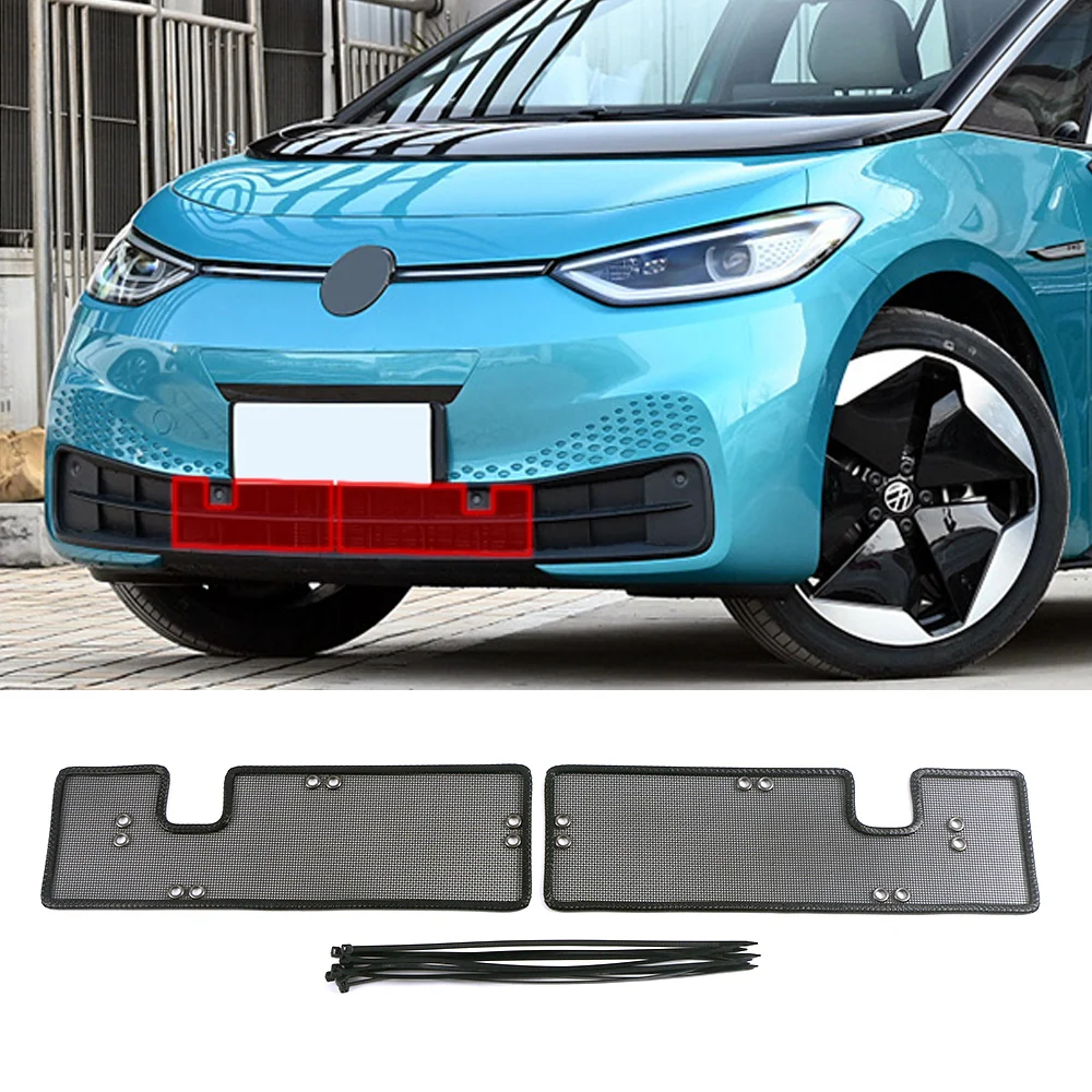 

For Volkswagen VW PRID.3 2021 2023 Front Grills Insect Net Radiator Protect Net Condenser Protection Cover Anti Insect Sand Mesh