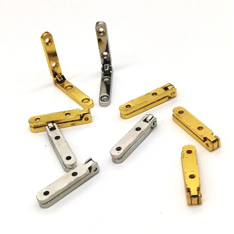 90 Degree Hinges stainless steel hinges door hinges 6Pcs Zinc Alloy Seven-letter Spring Hinge for Wooden Box Gift Wine Jewellery Case Cabinet Furniture Hardware