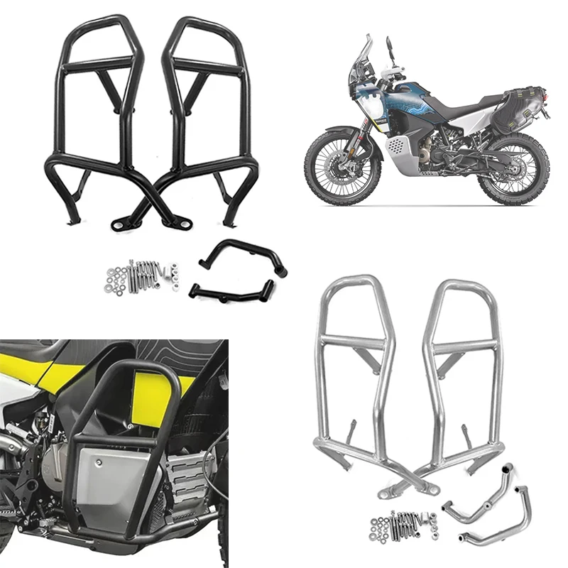 Norden 901 Motorcycle Crash Bar Engine Guard Bumper Stunt Cage Protector Accessories Fit for Husqvarna Norden901