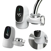 Chauffe-eau sans réservoir 110V, économie d'énergie, mélangeur chaud/froid, chauffe-eau électrique à chauffage rapide, robinet pour évier de cuisine, salle de bain 1