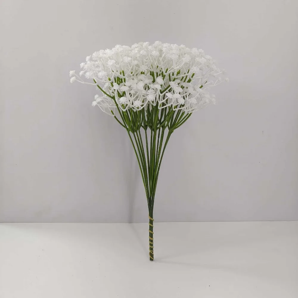 10 Stück künstliche Blumen, Baby-Atem-Blumen, gefälschte Gypsophila für Hochzeit, Party, Heimdekoration, Blumensträuße, DIY-Zubehör – Detail 8