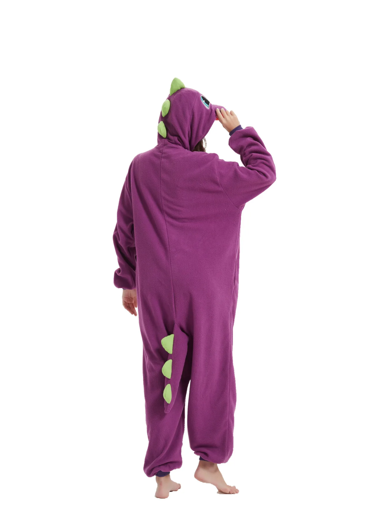 Purple Dinosaur Women Onesie Christmas Animal Sleepwear Man Cartoon Cosplay Funny Halloween Jumpsuit Dragon Raccoon Kigurumi