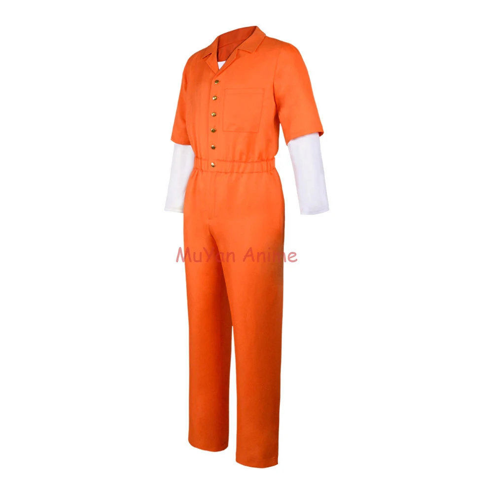 orange inmate dress Kids Jailbird Prisoner Costume - Orange Jail Uniform with Custom Number