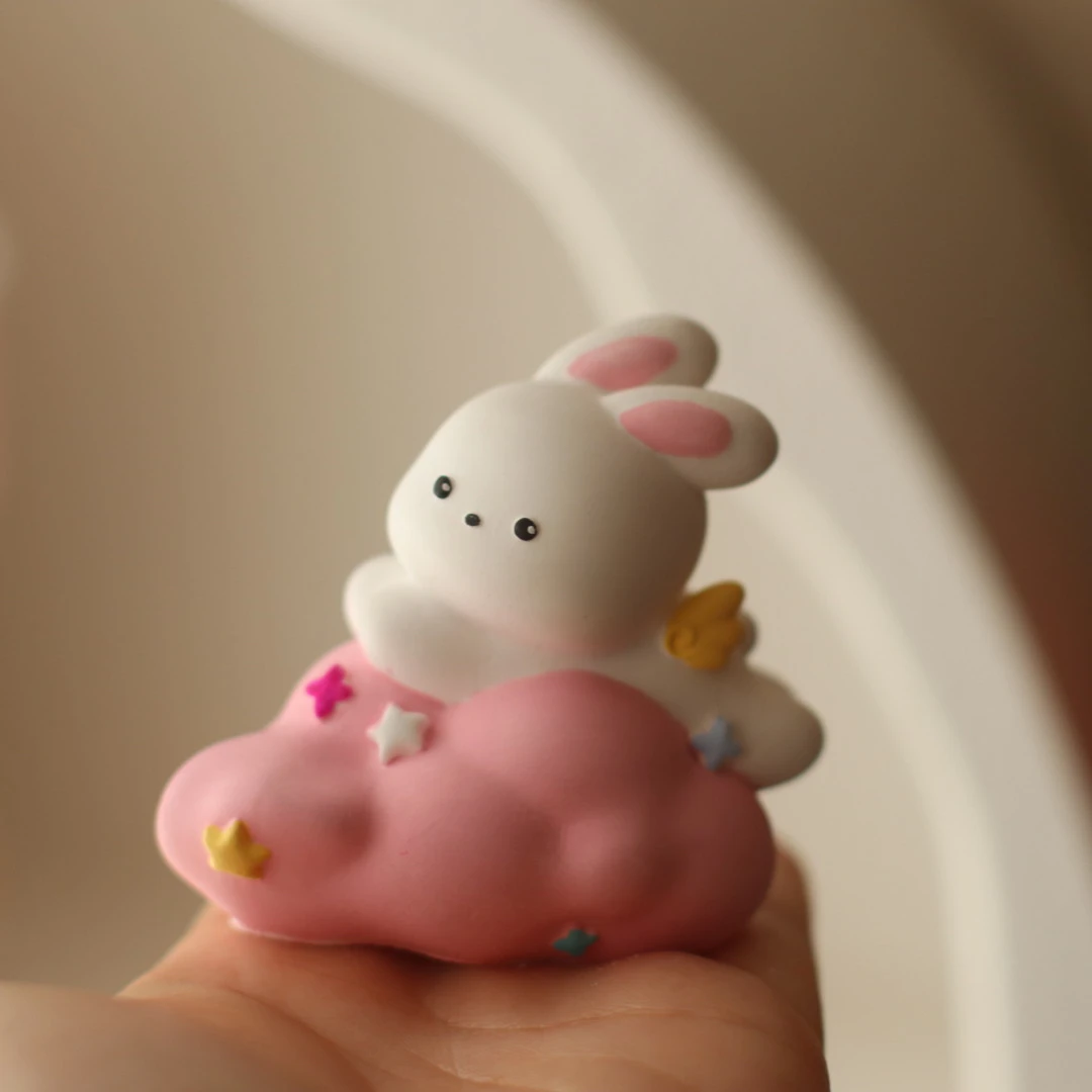 Silicone Mold Soap Molds 3D Rabbit Soap Plaster Moulds Baking Chocolate Deco Silicone Mold Bunny Soap Molds for Making
