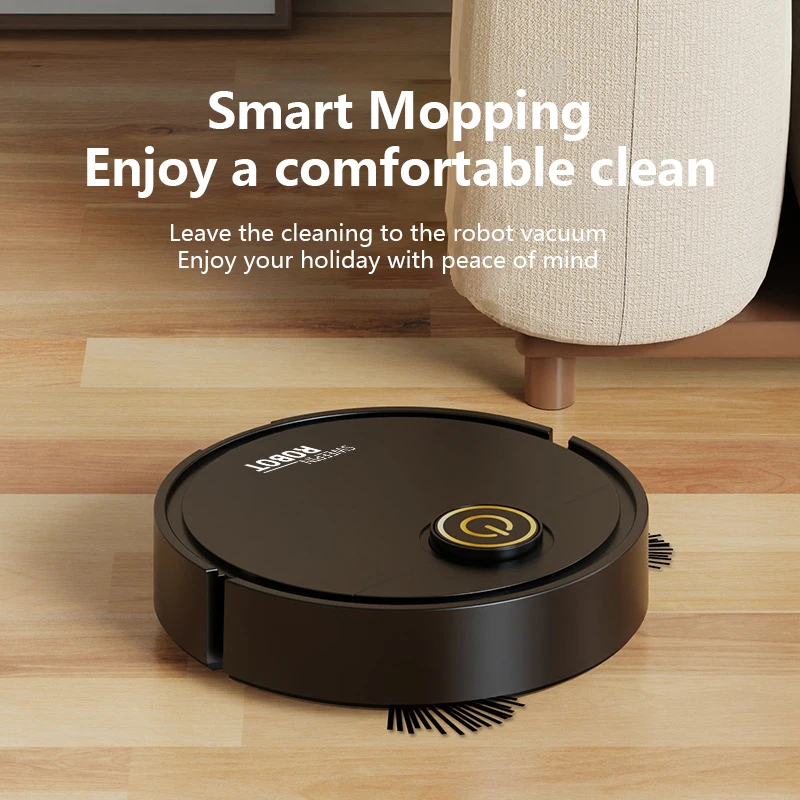 Smart Sweeping Robot Sweeping Suction Mopping 3-in-1 USB Rechargeable Vacuum Home Appliance For Floors Countertops Pet Hair - 2