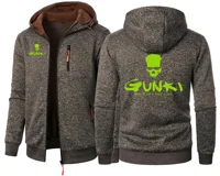 Gunki Love Fishing marque hommes manteaux à capuche décontracté sweat à capuche avec fermeture éclair hommes vêtements de sport coupe ajustée veste décontractée 5