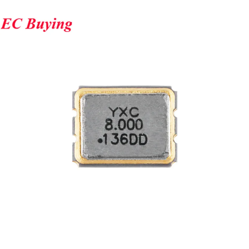 5 Stück 3225 SMD Aktiver Quarzoszillator 2 MHz 4 MHz 8 MHz 10 MHz 12 MHz 16 MHz 20 MHz 24 MHz 25 MHz 27 MHz 32,768 kHz 40 MHz – Detail 14