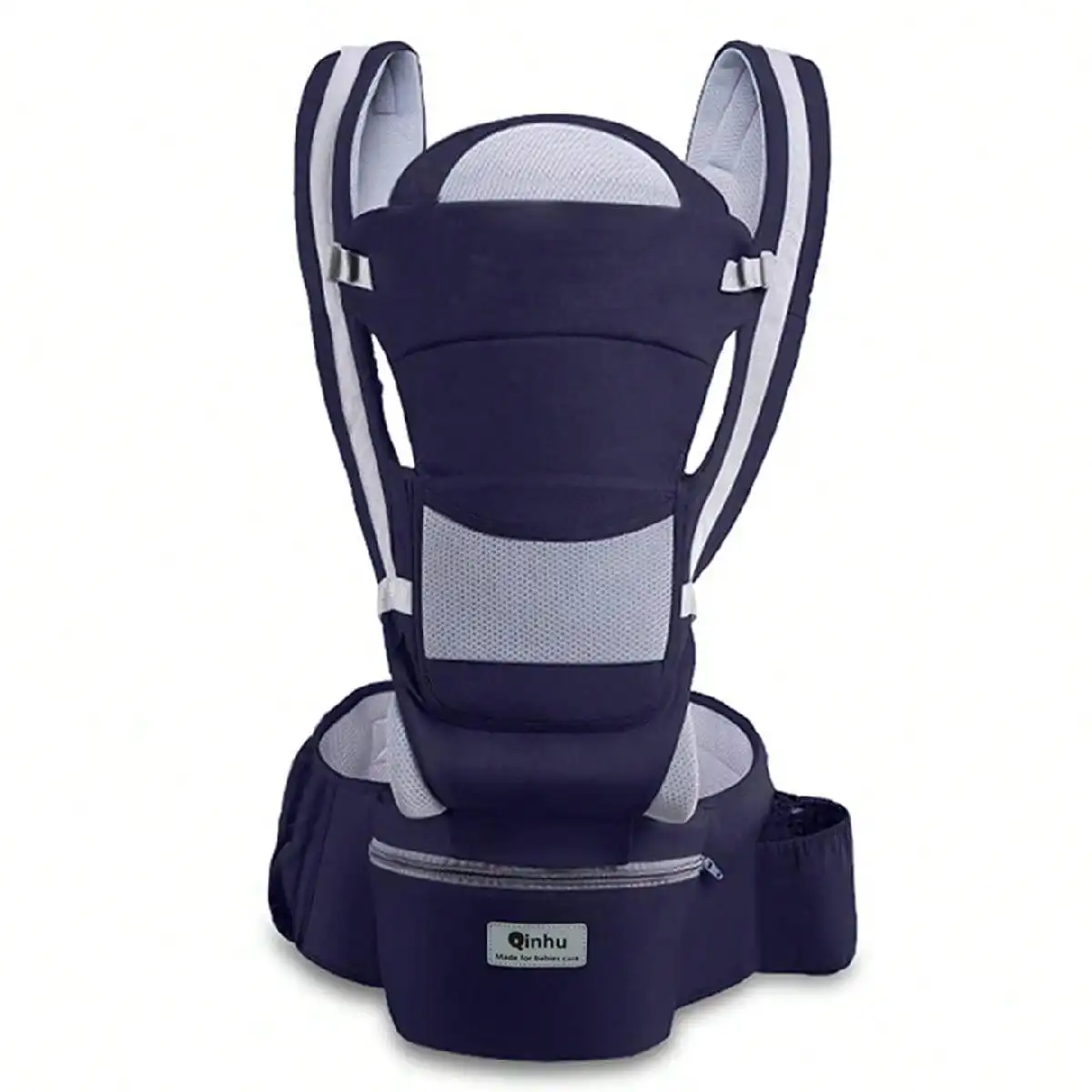 Adjustable Ergonomic Baby Carrier With Hip Seat 2