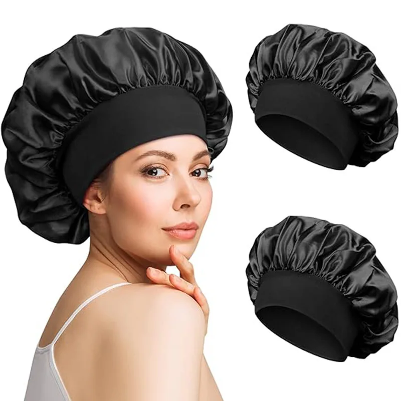 Satin Bonnet Hair Bonnet Satin Nightcap Sleeping Cap Satin Night Hair Cap 1pc