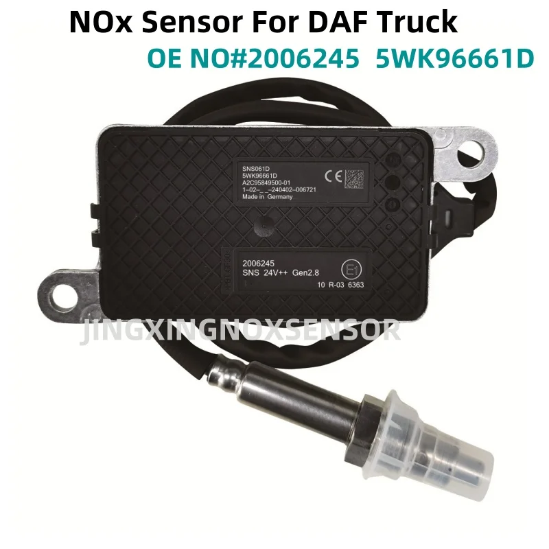 

5WK96661D 2006245 2236408 1973525 1904788 2006243 1973527 Original NEW Nitrogen Oxide NOx Sensor For DAF Truck 24V