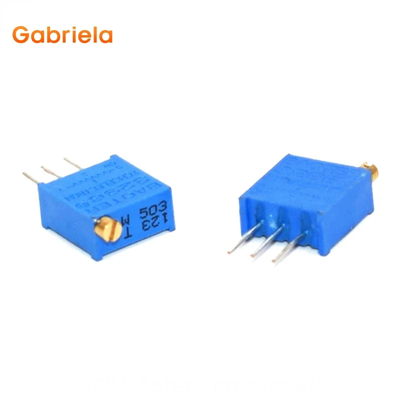 10 PCS 3296 potentiometer Kit High Precision 3296W Variable Resistor 100R -1M 200R 500R 1k 2k 5K 10K 20K 50K 100K 200k 500k