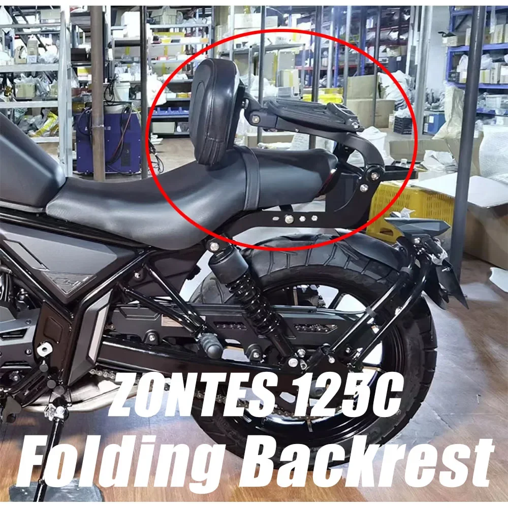 Neue Passform zontes 125c c125 125 c Motorrad zubehör Rückenlehne hinten Beifahrer Rückenlehne Gepäckträger für Zontes 125c c125 125 c