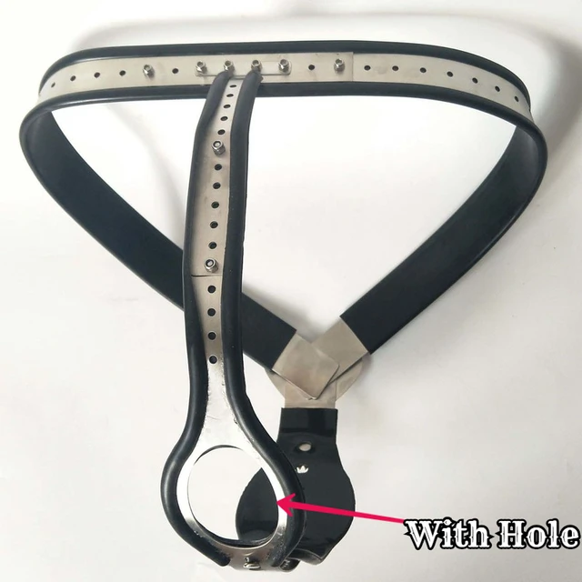 New Male Heart Fully Adjustable Curve Waistbelt Stainless Steel Chastity  Belt Device Invisible Cock Penis Cage