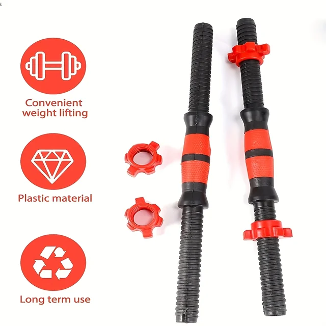Dumbbell Rod Connectors Set,Universal Dumbbell Handle Fix, Excludes Weight Plates - Ideal for Gym Enthusiasts & Weightlifters 5