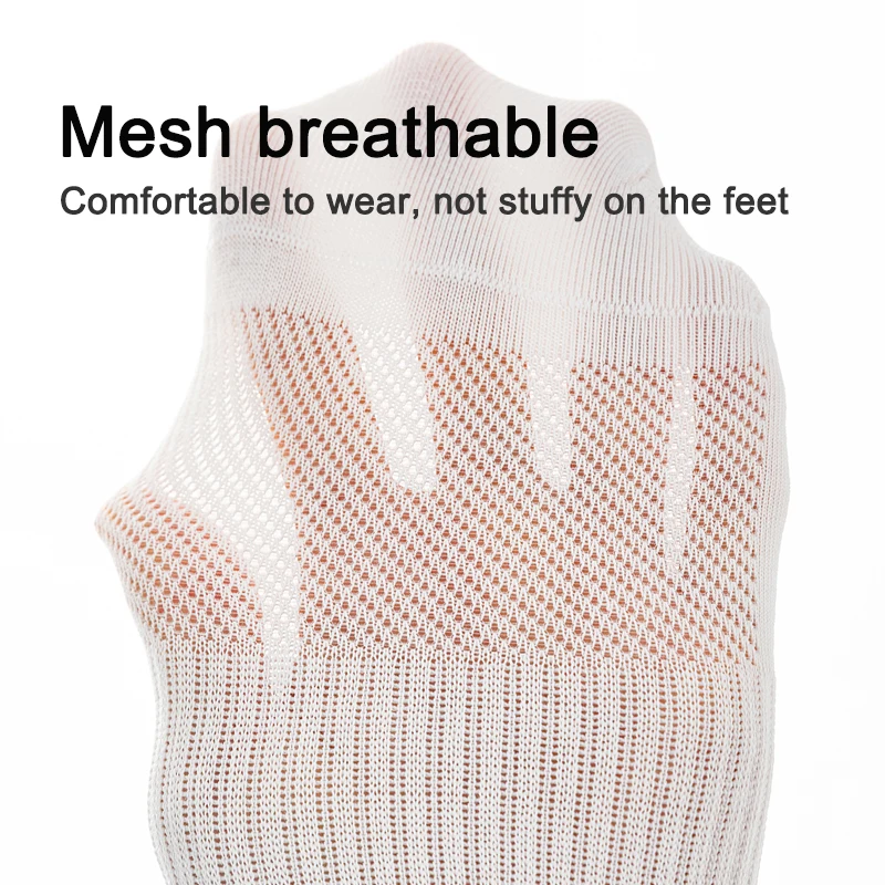 High Quality 6Pairs Men Socks Short Combed Cotton Mesh Breathable Odor proof and antibacterial Spring Summer for Male sock New