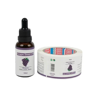 Etichette Adesive Personalizzate per Bottiglie di Oli Essenziali, Cosmetici, Articoli da Toilette ed Etichette Impermeabili
