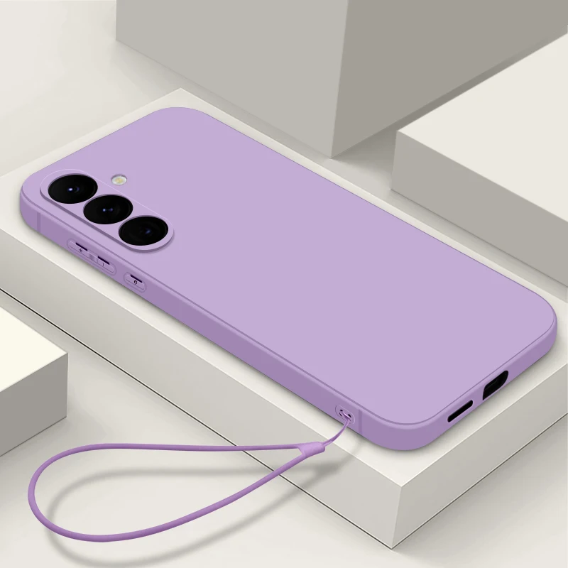 Soft Silicone Lanyard Phone Case Cover