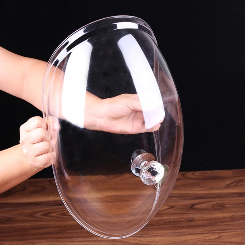 Clear Food Cover Dome Guard Shield Anti-insect Dustproof Keep For Fresh Covers For Vegetable Cake Fruit Tray Fresh L