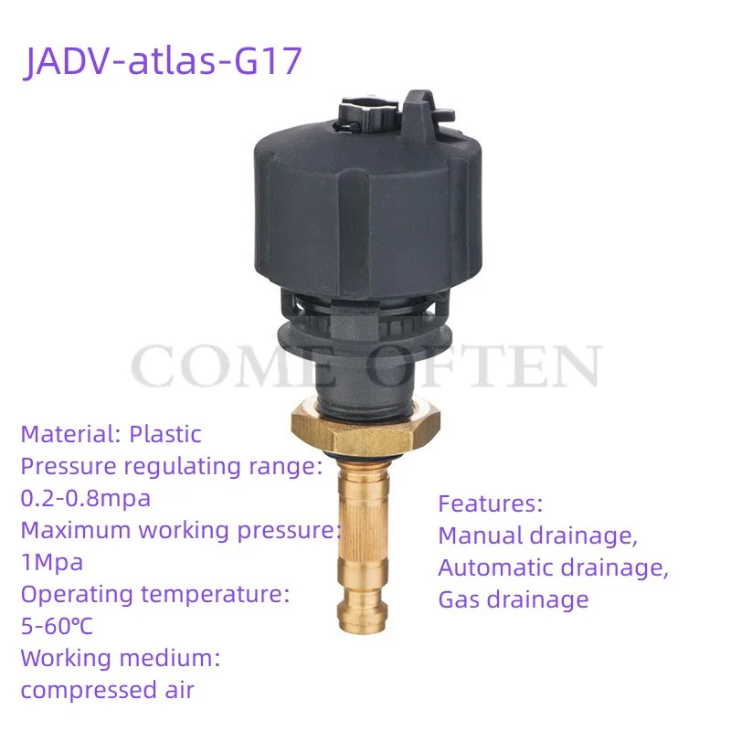 Válvula de Drenagem Automática 2901056300 Atlas Copco Válvula de Drenagem Automática g3 g1 Jadv-atlas-g17 20 Pneumática Accessories1mpa