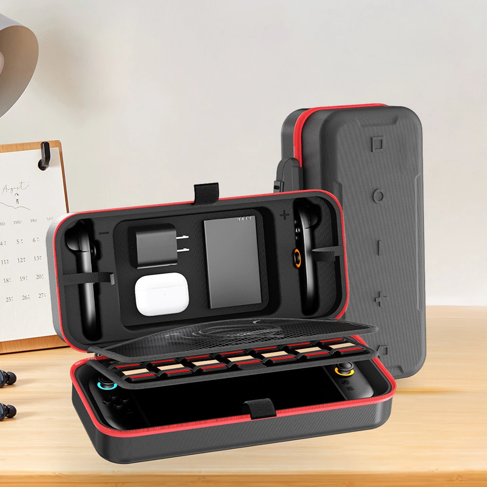 For Switch 2 Consoles Carrying Bag Case Waterproof Shell Protective Box Cases Large-capacity Storage Bags NS2 Gaming Accessories