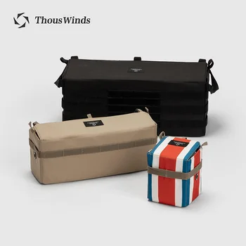 Thous Winds-캠핑 박스 야외 전술 사이드 가방, 캠핑 의자 팔걸이 가방 스노우 피크 헬리녹스 보관 잡화 보관 가방