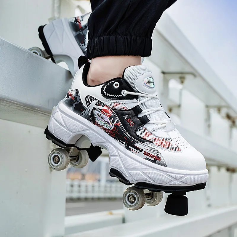 Skating Shoes Amazon Roller Boots Kick Speed™ Roller Skate Shoes