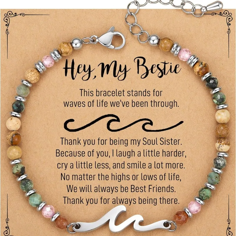 Wave Friendship Bracelet - Thoughtful Gift for Women and Best Friends